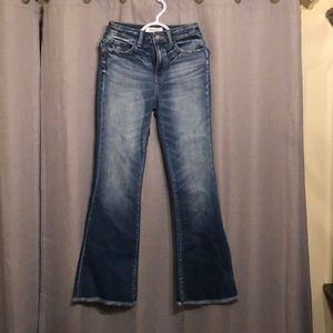 Kan Can size 27 high rise flare jeans